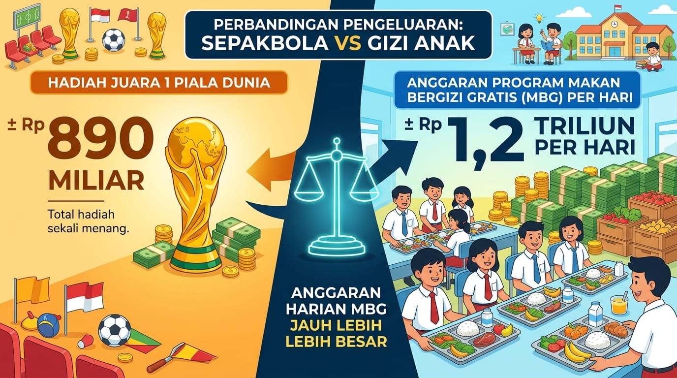 Hadiah Juara Pildun Ternyata Lebih Kecil Dari Anggaran MBG Satu Hari  Indonesia