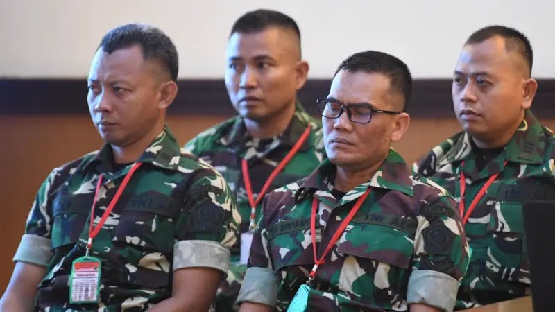 4 Anggota TNI Penyiram Air Keras Andrie Yunus Divonis 1,5 hingga 3 Tahun Penjara