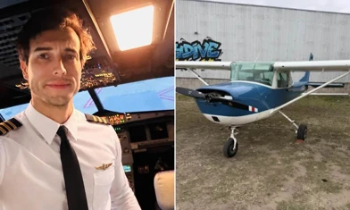 Detik-Detik Murid Pilot Mendaratkan Pesawat Sendirian Usai Sang Instruktur Lompat Tanpa Parasut